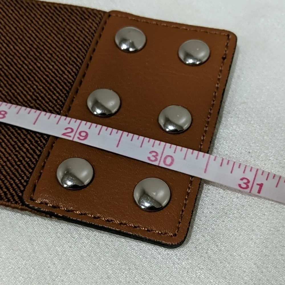 NY&Co Brown Stencil Belt NWOT